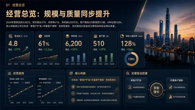 经营总览:规模与质量同步提升